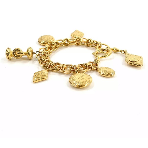 CHANEL Jewelry - Chanel Mademoiselle logo charm bracelet